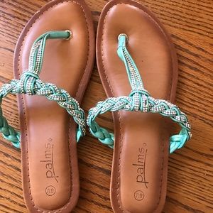 Palms flip flops size 8